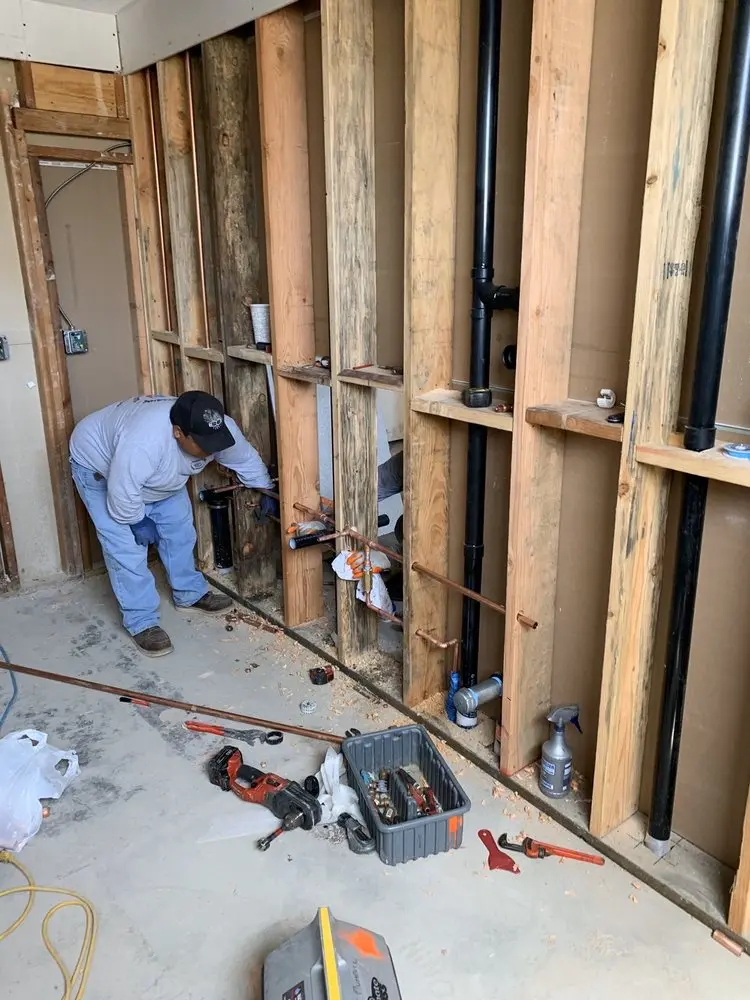 Commercial rough-in plumbing for Commercial Plumbing in Forest Hill